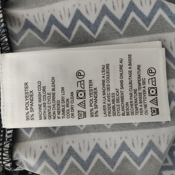 Tommy Bahama Tropical Terrazza Stretch Jersey Faux Wrap Dress M Black White - Picture 13 of 16